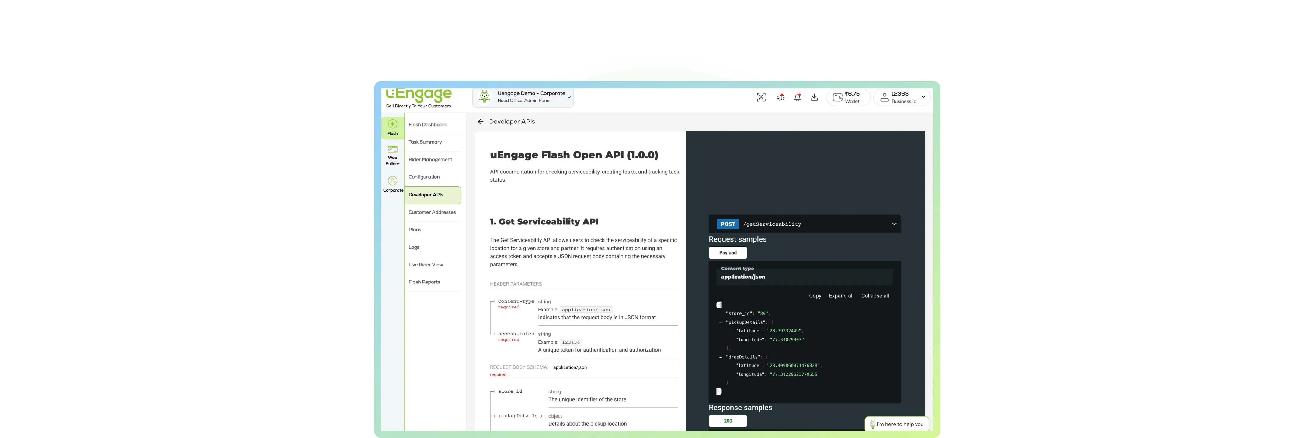 Last Mile Delivery API's